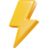 3d-yellow-lightning-bolt
