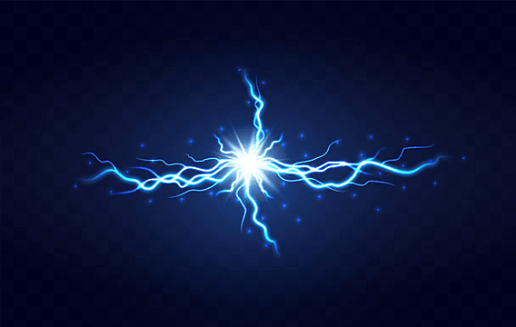 blue-electric-spark-effect