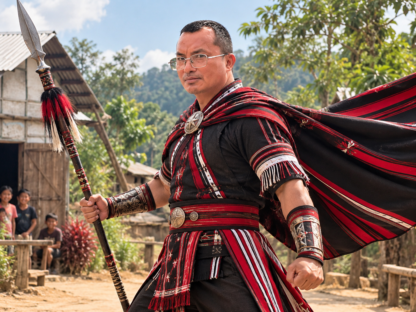 indigenous-warrior-with-spear