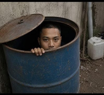 man-hiding-in-barrel