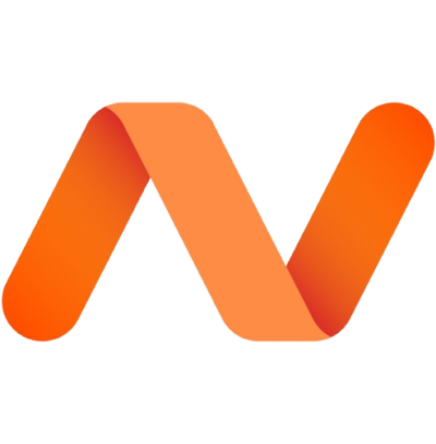 orange-ribbon-letter-n