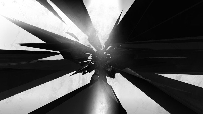 abstract-black-and-white-shards