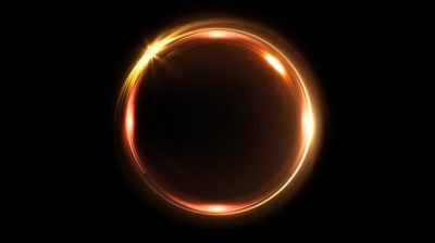 glowing-orange-light-ring