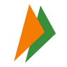 orange-and-green-triangles-logo