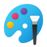 blue-artist-palette-icon